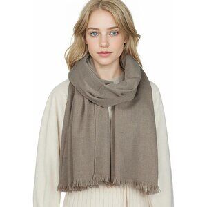 Swat Pany Scarf For Women Winter Pashmina Shawls  For Women Wedding Shawls-Khaki